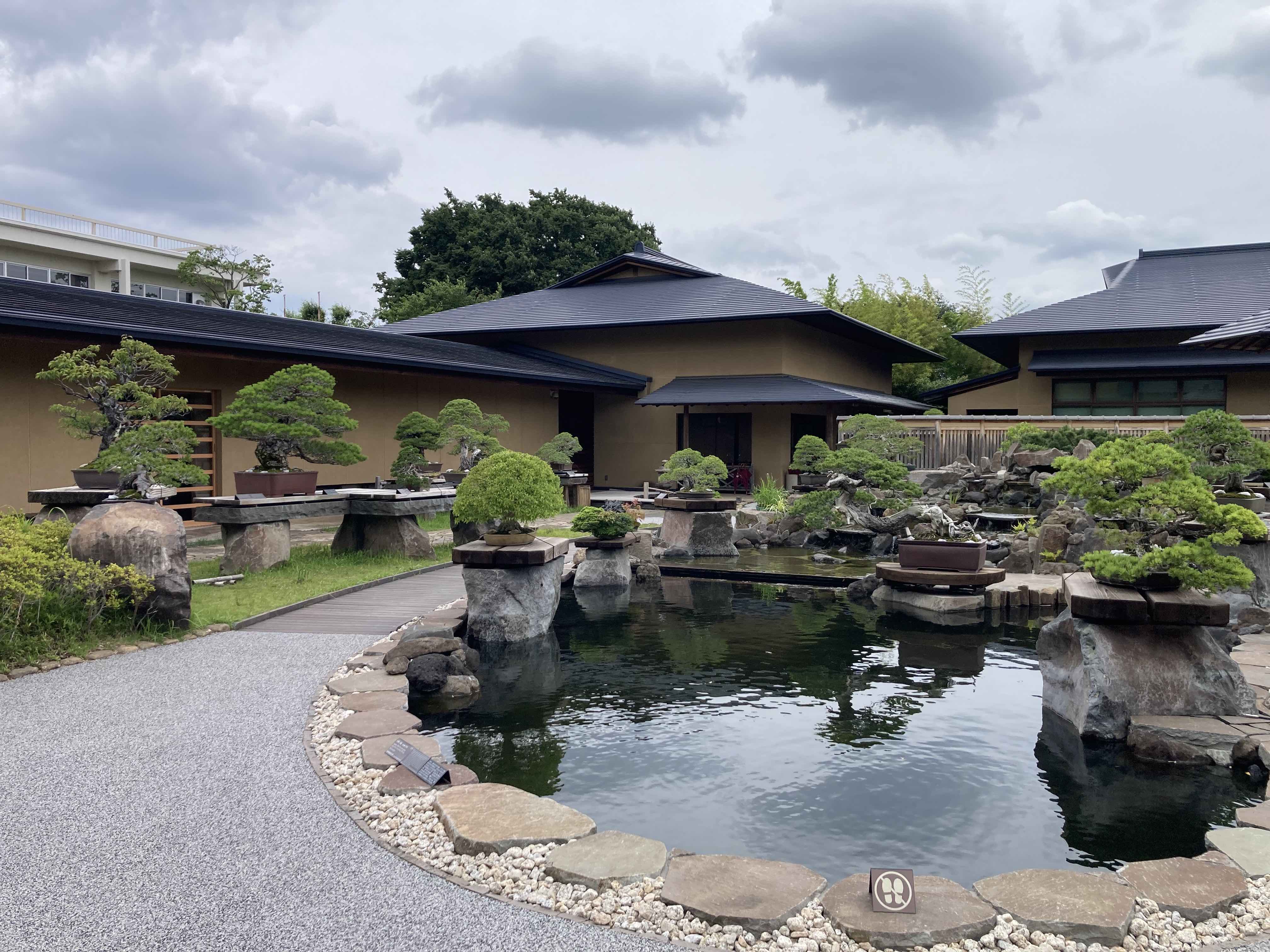 Omiya Bonsai Art Museum garden view