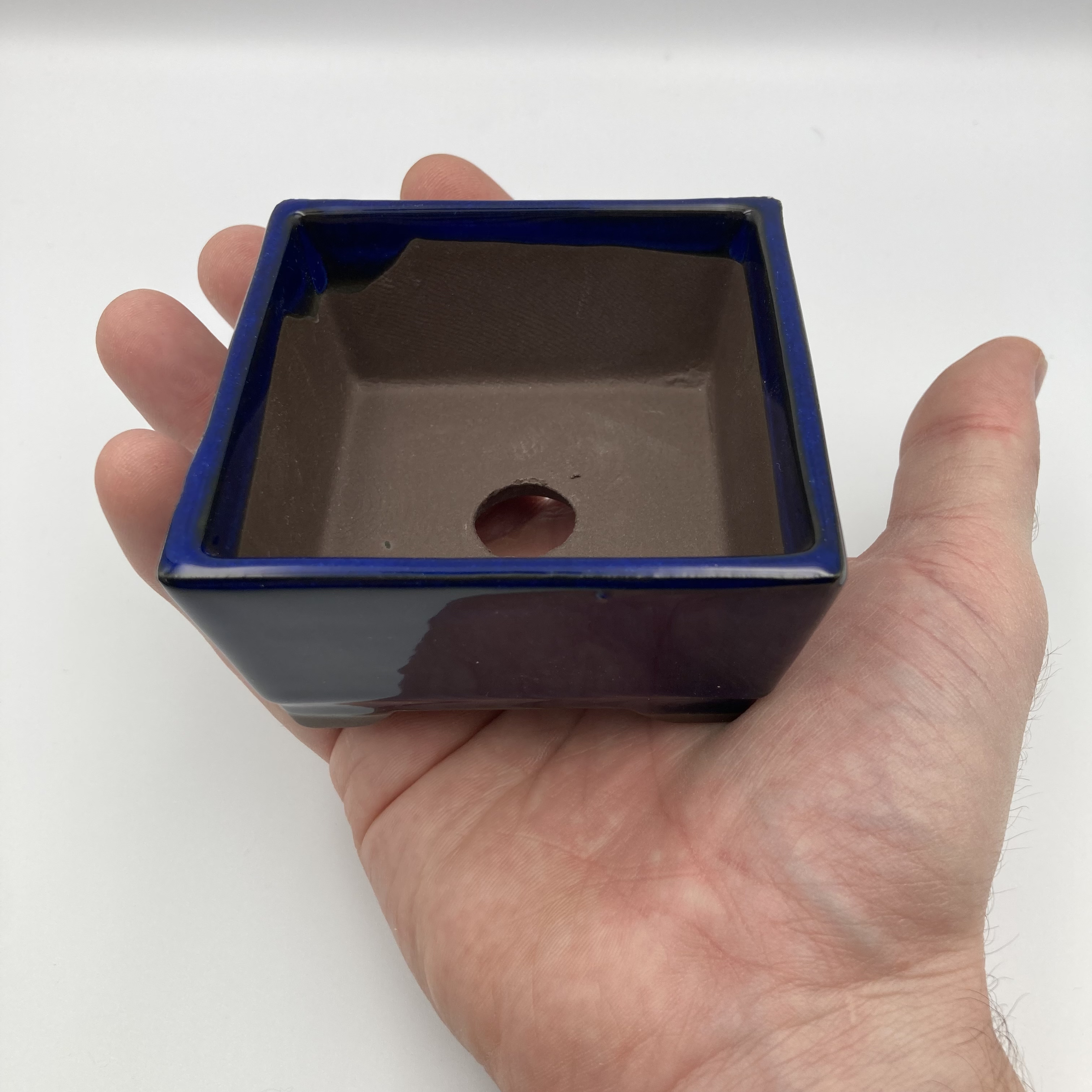 square small mame bonsai pot